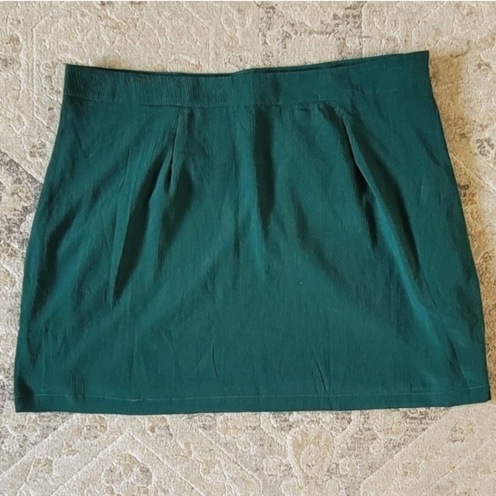 20 Nasty Gal Teal Textured Pencil Skirt Cozy Academia Dark Bodycon Fairy Club